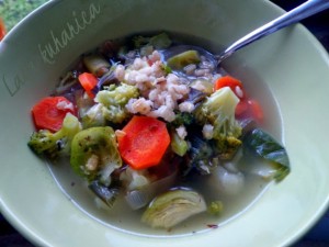 Pearl barley juha