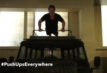 #PushUpsEverywhere: The Defender Roof