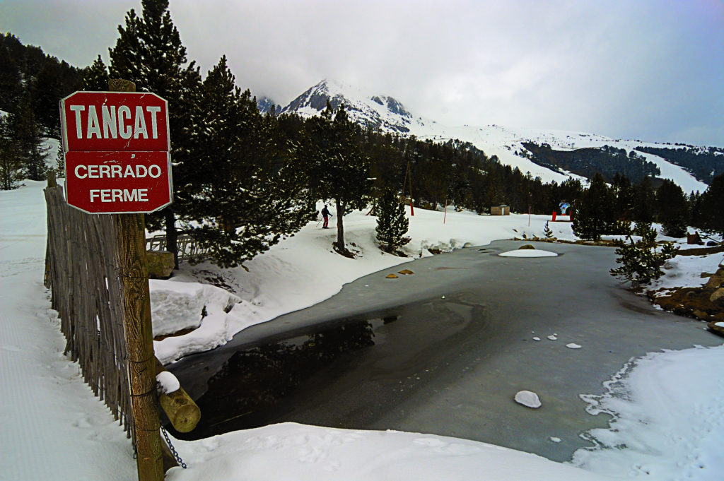 frozen lake