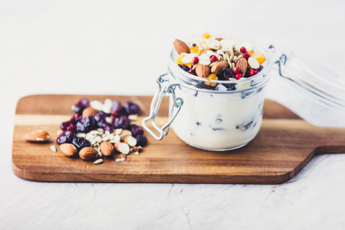 Homemade yogurt or sour cream